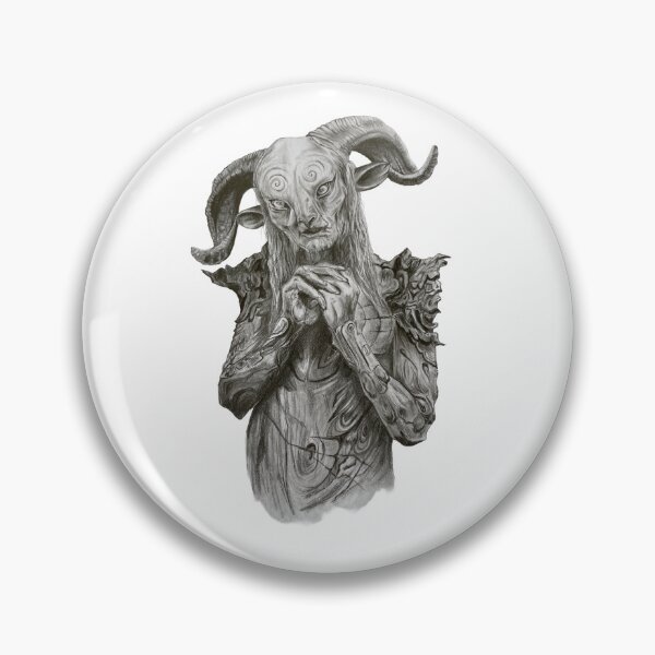 Item preview, Pan's Labyrinth Faun Graphite Illustration designed and sold by alexdejagerart.