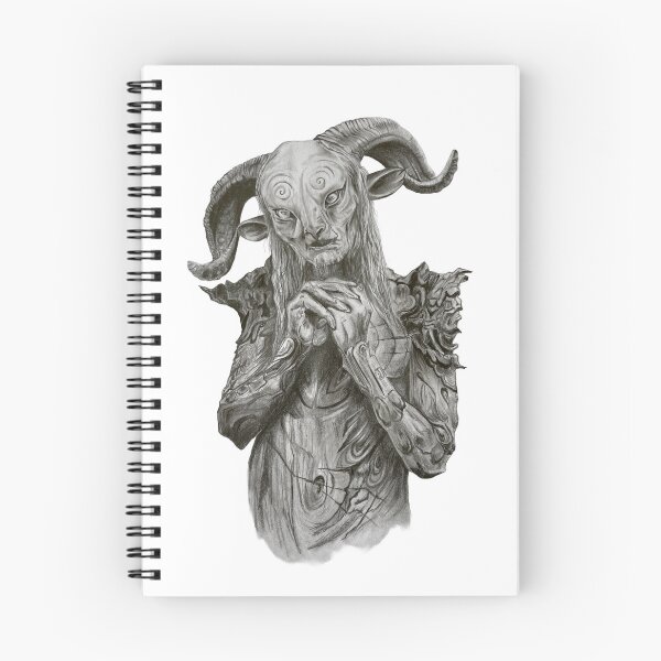 Item preview, Pan's Labyrinth Faun Graphite Illustration designed and sold by alexdejagerart.