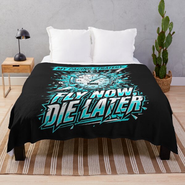 Item preview, Fly Now Die Later Pacing Strategy Shattered Stopwatch Workout Graphic designed and sold by SplashTastic.