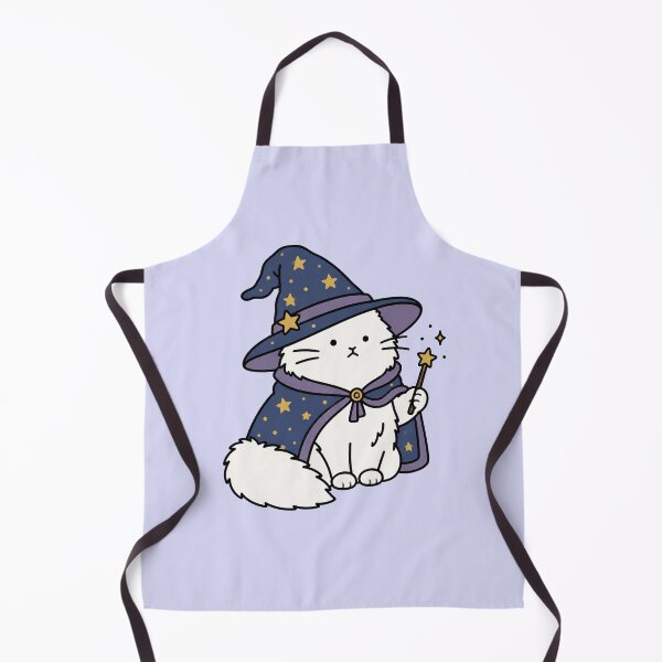 Item preview, Cute Wizard Cat Sticker Design designed and sold by MonkiFlipp.