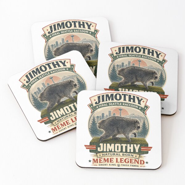 Item preview, Jimothy Raccoon – Viral Seattle Meme Legend designed and sold by Mohamedeinoo.