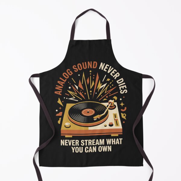 Item preview, Analog Sound Never Dies Turntable Vinyl Record Audiophile Design designed and sold by SplashTastic.