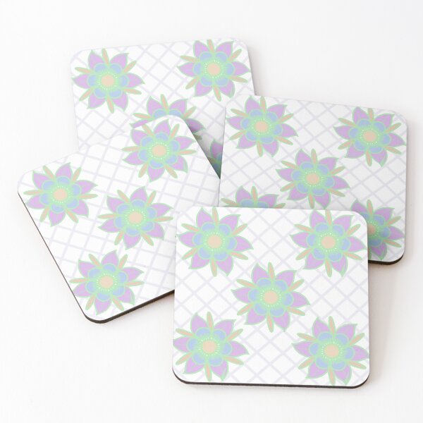 Item preview,  Pastel Floral Geometric Pattern | Elegant Seamless Botanical Design designed and sold by HopeAndHustle.