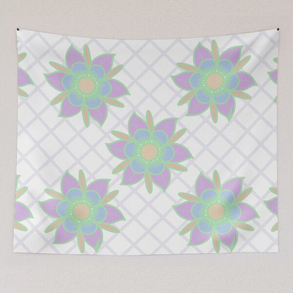 Item preview,  Pastel Floral Geometric Pattern | Elegant Seamless Botanical Design designed and sold by HopeAndHustle.