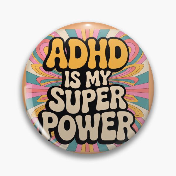 Item preview, Copy of ADHD is my super power orange back ground designed and sold by Faerieglen.
