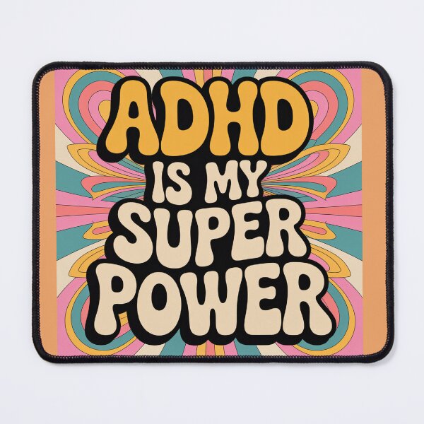 Item preview, Copy of ADHD is my super power orange back ground designed and sold by Faerieglen.