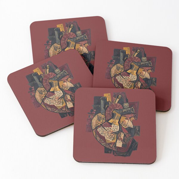 Item preview, Cubist Anatomical Heart designed and sold by Lifer Art and Design.