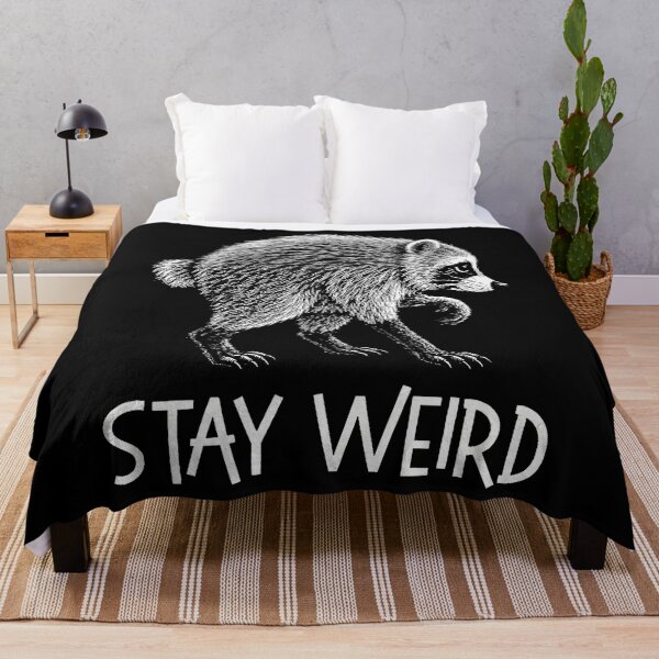 Item preview, Stay Weird Funny Timothy Raccoon designed and sold by Mdcazeem.