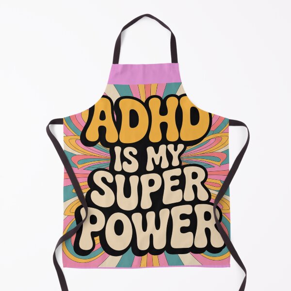 Item preview, ADHD is my super power pink back ground designed and sold by Faerieglen.