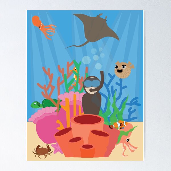 Item preview, Diver Underwater designed and sold by ROSE ANN BANILAR.