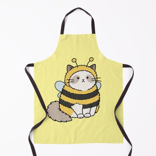 Item preview, Cute Bumble Bee Cat Sticker designed and sold by MonkiFlipp.