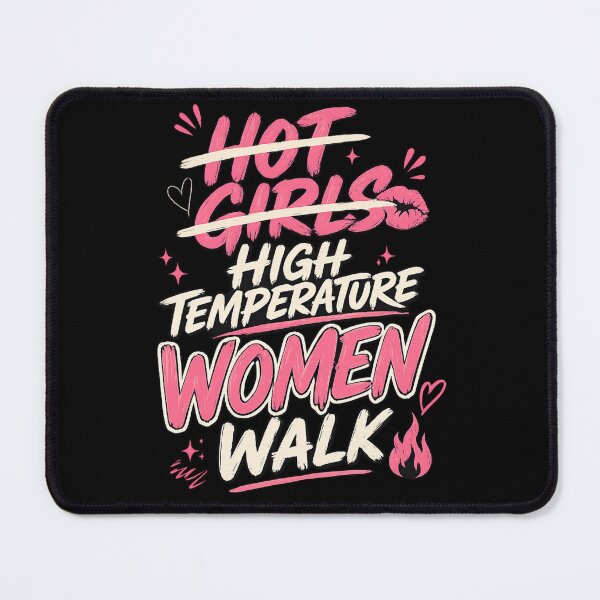 Item preview, Hot Girl Walk Parody High Temperature women designed and sold by Fortified.