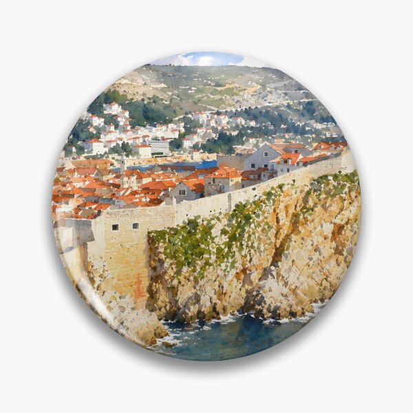 Item preview, Dubrovnik Old Town & City Walls designed and sold by HOMETOWN86.