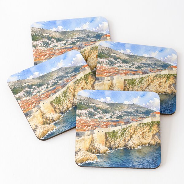 Item preview, Dubrovnik Old Town & City Walls designed and sold by HOMETOWN86.
