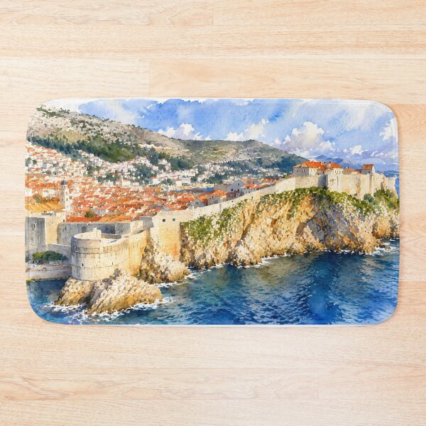 Item preview, Dubrovnik Old Town & City Walls designed and sold by HOMETOWN86.