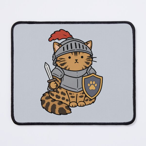 Item preview, Cute Knight Cat Sticker designed and sold by MonkiFlipp.