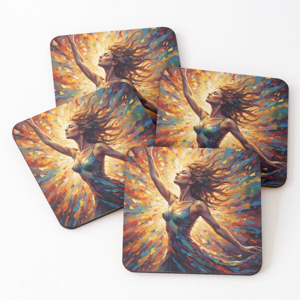 Item preview, Radiant Soul in Motion – Vibrant Abstract Expression Art designed and sold by Atelier Nova.