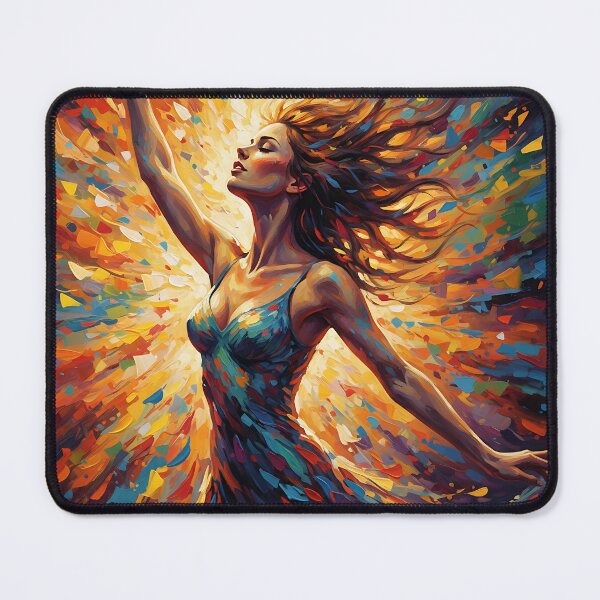 Item preview, Radiant Soul in Motion – Vibrant Abstract Expression Art designed and sold by Atelier Nova.