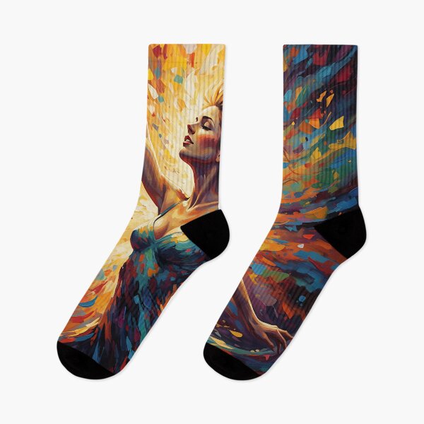 Item preview, Radiant Soul in Motion – Vibrant Abstract Expression Art designed and sold by Atelier Nova.