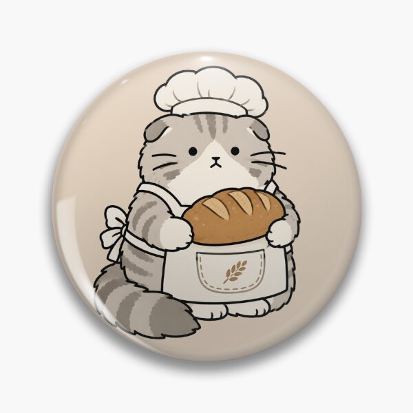 Item preview, Cute Baker Cat Sticker designed and sold by MonkiFlipp.