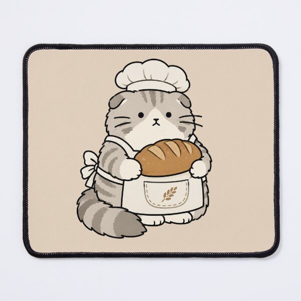 Item preview, Cute Baker Cat Sticker designed and sold by MonkiFlipp.