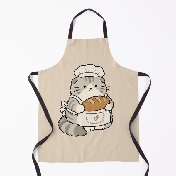 Item preview, Cute Baker Cat Sticker designed and sold by MonkiFlipp.