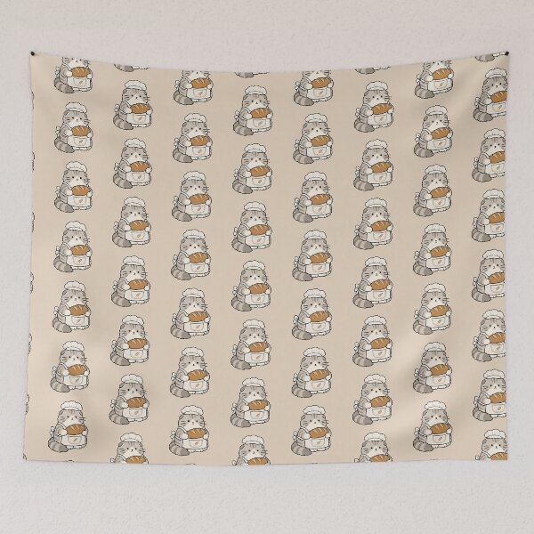 Item preview, Cute Baker Cat Sticker designed and sold by MonkiFlipp.