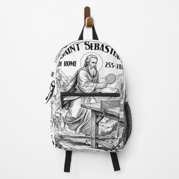 Item preview, Table Tennis Player Funny Patron Saint Sebastian Sport designed and sold by GrandeDuc.