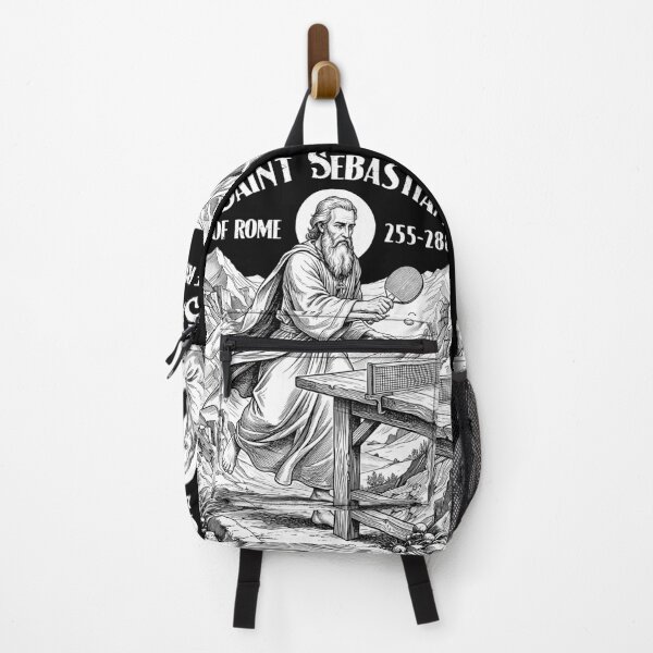 Item preview, Table Tennis Player Funny Patron Saint Sebastian Sport designed and sold by GrandeDuc.