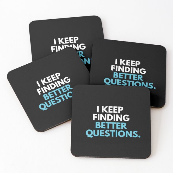 Item preview, I Keep Finding Better Questions | Clever Typography T-Shirt designed and sold by TongTang.