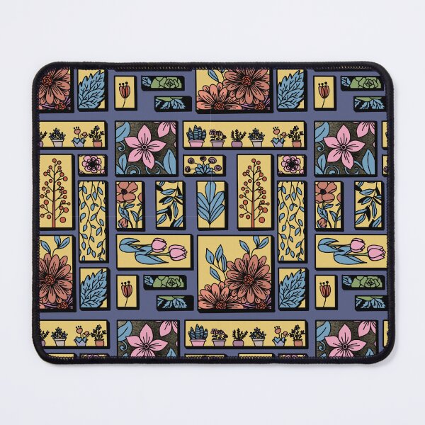 Item preview, Colorful vintage floral seamless art designed and sold by MissSairung.