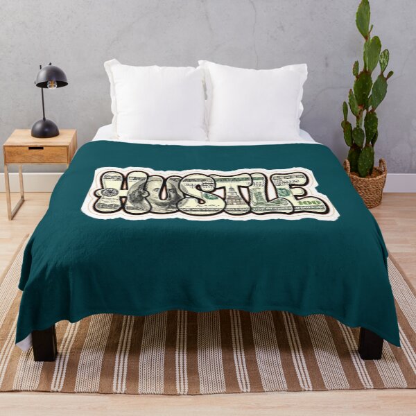 Item preview, Hustle Money Bill Typography Motivation Graphic Sticker designed and sold by zenithdecalco.