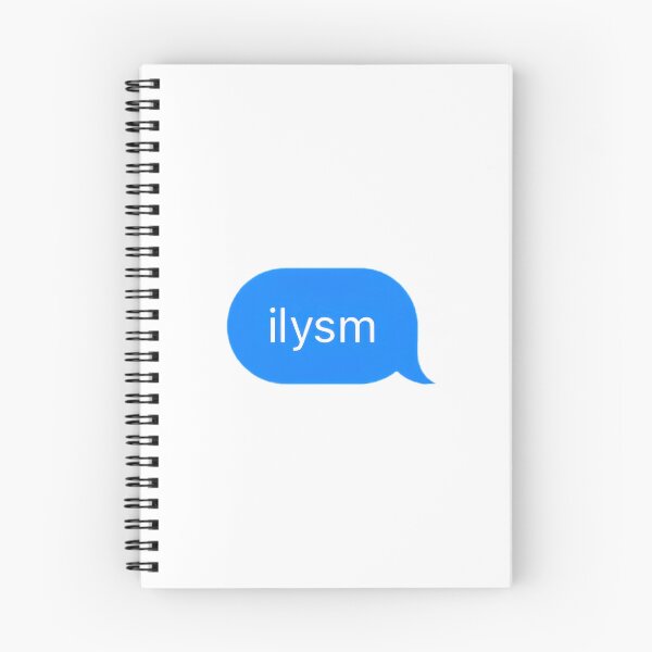 Item preview, "ilysm" Text Message designed and sold by PrettiPrintts.