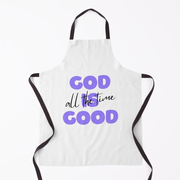 Item preview, "God Is Good All The Time" Purple Text Motivational Message designed and sold by CaribbeanClown.