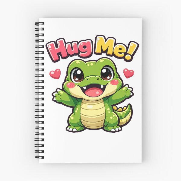 Item preview, Cute Kawaii Crocodile Hug designed and sold by KumipiStudio.