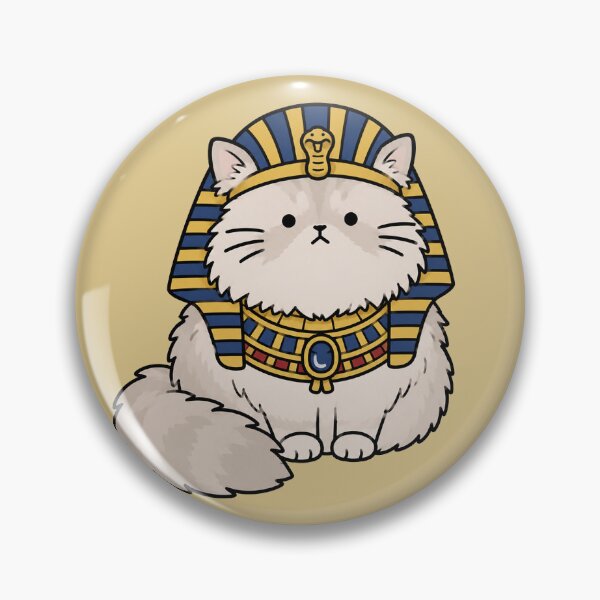 Item preview, Cute Egyptian Pharaoh Cat Sticker designed and sold by MonkiFlipp.