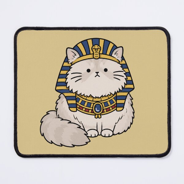 Item preview, Cute Egyptian Pharaoh Cat Sticker designed and sold by MonkiFlipp.