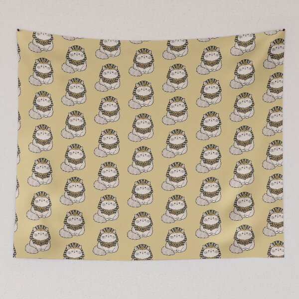 Item preview, Cute Egyptian Pharaoh Cat Sticker designed and sold by MonkiFlipp.