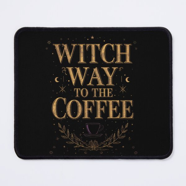 Item preview, Witch Way to the Coffee Funny Halloween Coffee Lover Gift Mug designed and sold by Fanverse Merchandise.
