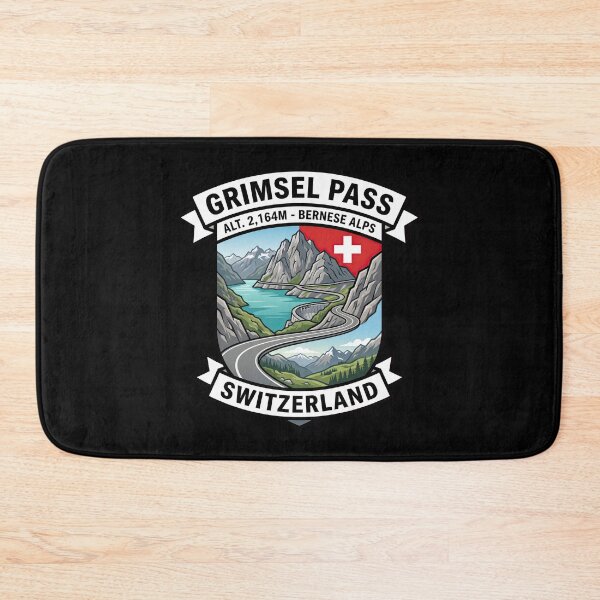 Item preview, Grimsel Pass Swiss Mountain Adventure Artwork designed and sold by enzoade.