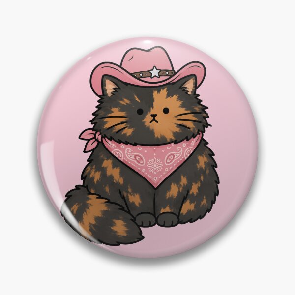 Item preview, Cute Cowgirl Cat Sticker designed and sold by MonkiFlipp.
