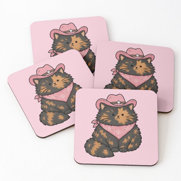 Item preview, Cute Cowgirl Cat Sticker designed and sold by MonkiFlipp.