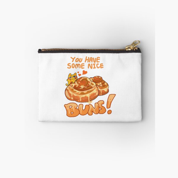 Item preview, You Have Some Nice Buns Funny Sarcastic Cat Cinnamon Roll Art designed and sold by SaltyGull.