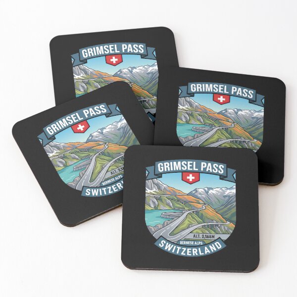 Item preview, Grimsel Pass Switzerland Biker Road Design designed and sold by enzoade.