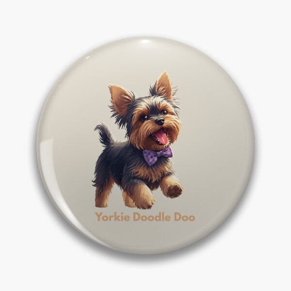 Item preview, Yorkie Doodle Doo designed and sold by TeeHee Puns.