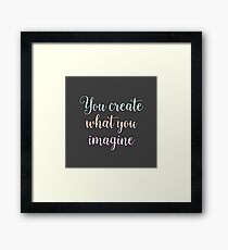 law of attraction buddha Framed Print
