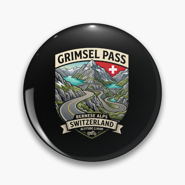 Item preview, Grimsel Pass Scenic Mountain Route Artwork designed and sold by enzoade.