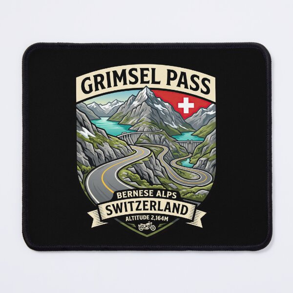 Item preview, Grimsel Pass Scenic Mountain Route Artwork designed and sold by enzoade.