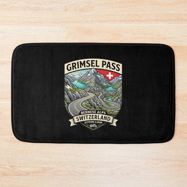 Item preview, Grimsel Pass Scenic Mountain Route Artwork designed and sold by enzoade.