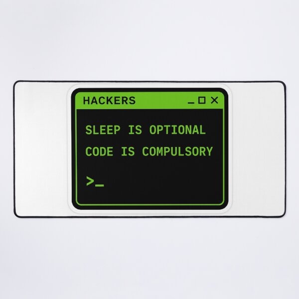 Item preview, Hackers: Sleep is optional Code is Compulsory designed and sold by Kushwaha18.